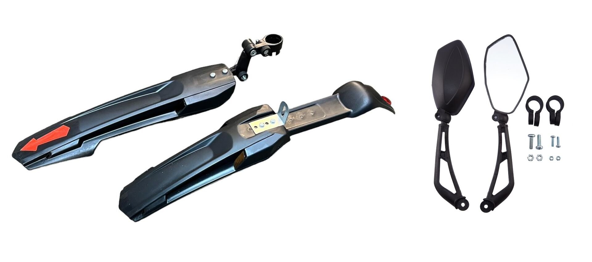 BİSİKLET  ÇAMURLUK CASTLE MODEL ( ÇABUK MONTAJ )& AYNA SET