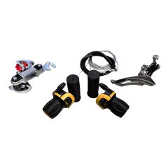 Bisiklet vites takımı ty05 sarı komple set