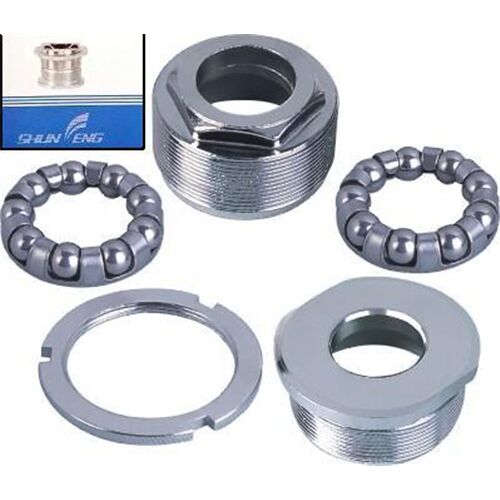 Shunfeng Bisiklet Orta Yatak Takımı Komple Set 5'li Gri