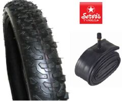 Bisiklet Lastik Servis 20x175-200 Dış + İç Lastik Set