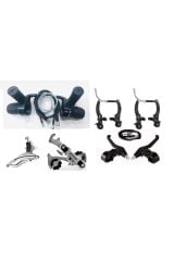 Ümit Bisiklet Fren Vites Set 4 Parça Siyah