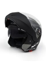 Çene Açılır Mat Kask