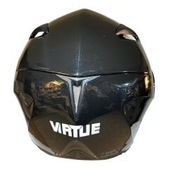 Çene Açılır Kask Vizörlü Siyah Ece Belgeli