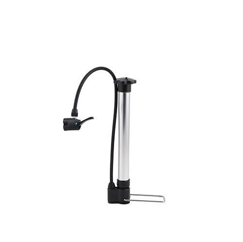 Alüminyum Kısa Katlanır Ayaklı Bisiklet Pompası 32 CM Gri