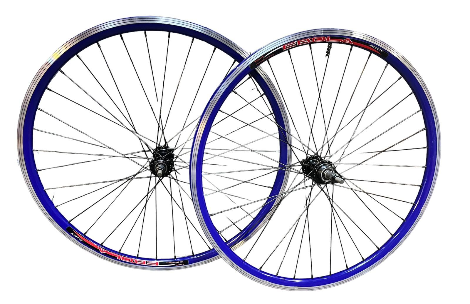 26 çift kat jant mavi rulmanlı göbek siyah tel ön arka jant seti